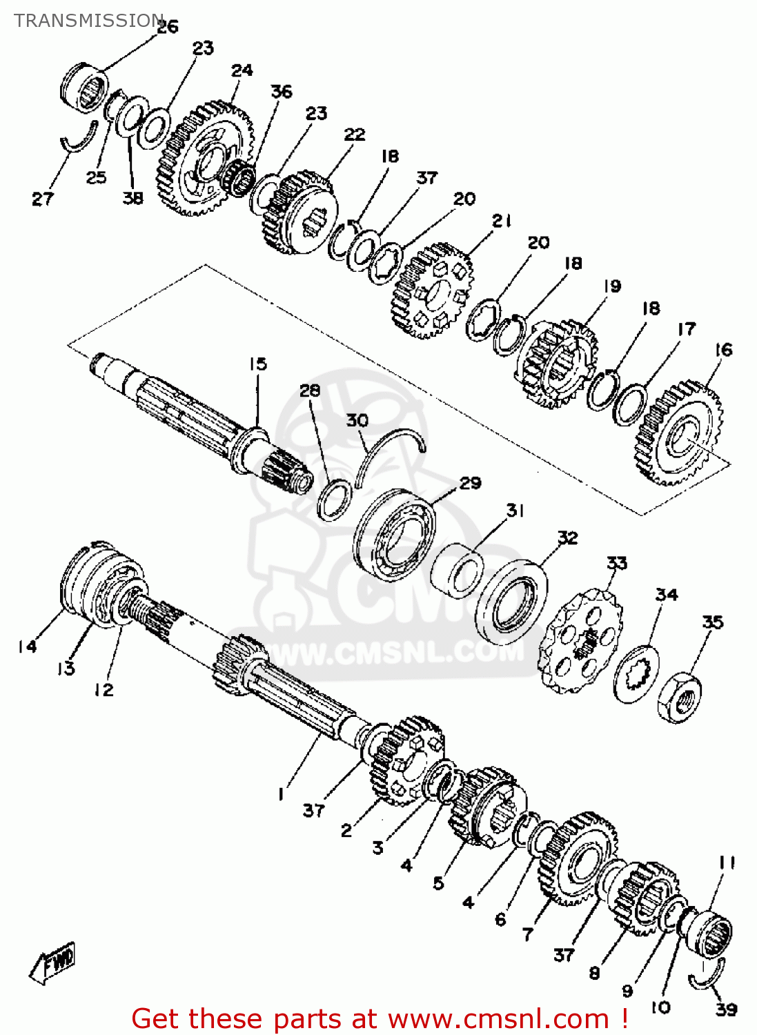 328174270001: Shim, Main Axle Yamaha - buy the 328-17427-00-01 at CMSNL