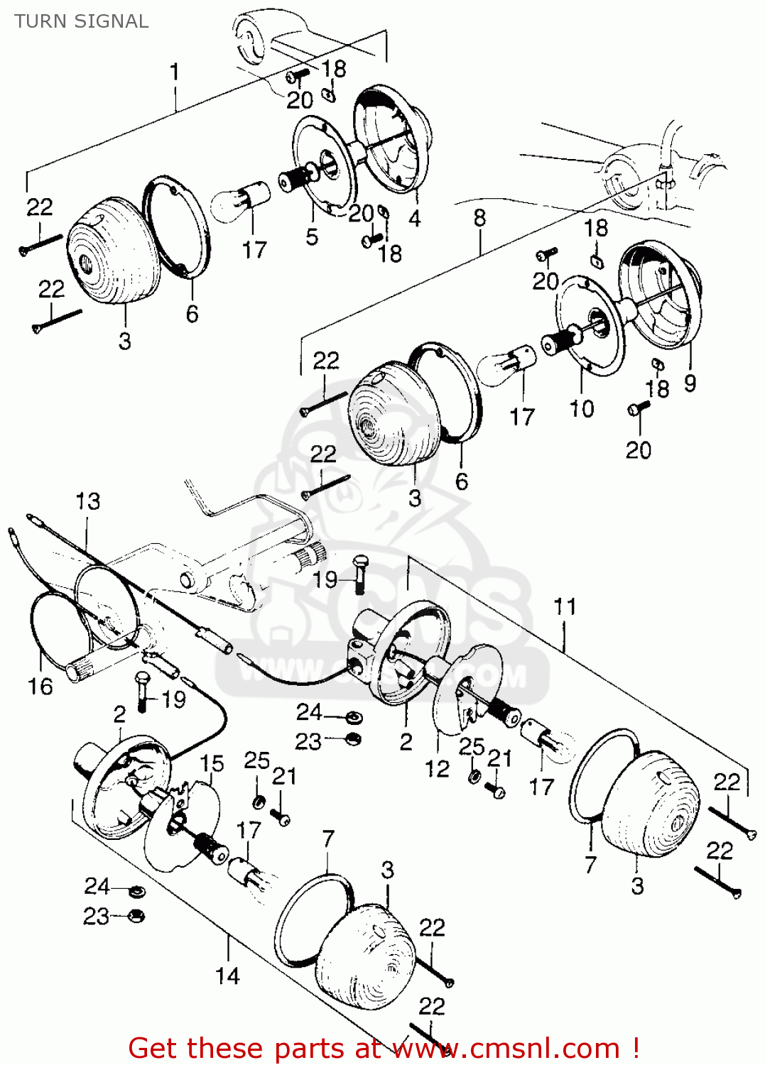 33450087761XW Turn Signal *mrcr2* Honda buy the 33450087761XW at CMSNL