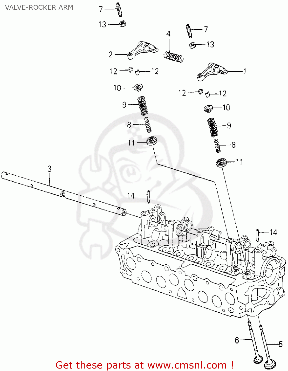 14711PA6000 Valve,inlet Honda buy the 14711PA6000 at CMSNL