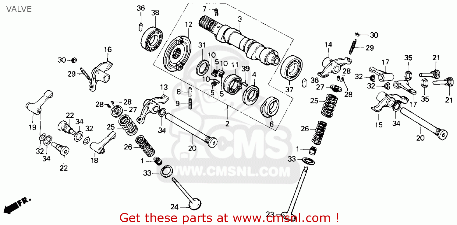 14100MN9010: Cam Shaft Comp. Honda - buy the 14100-MN9-010 at CMSNL