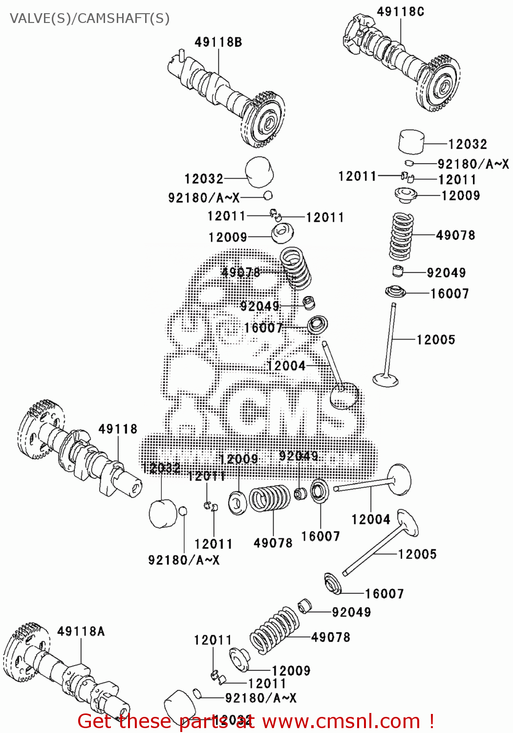 12004S005 Valveintake Kawasaki buy the 12004S005 at CMSNL