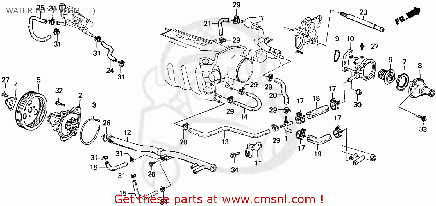 19511PH3J00 Hose,pcv Heater Honda buy the 19511PH3J00 at CMSNL