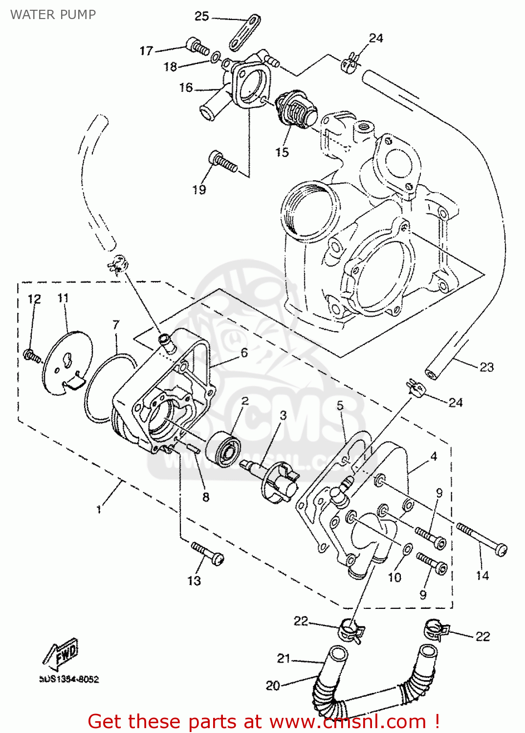 5DSE195100: Plate Yamaha - buy the 5DS-E1951-00 at CMSNL