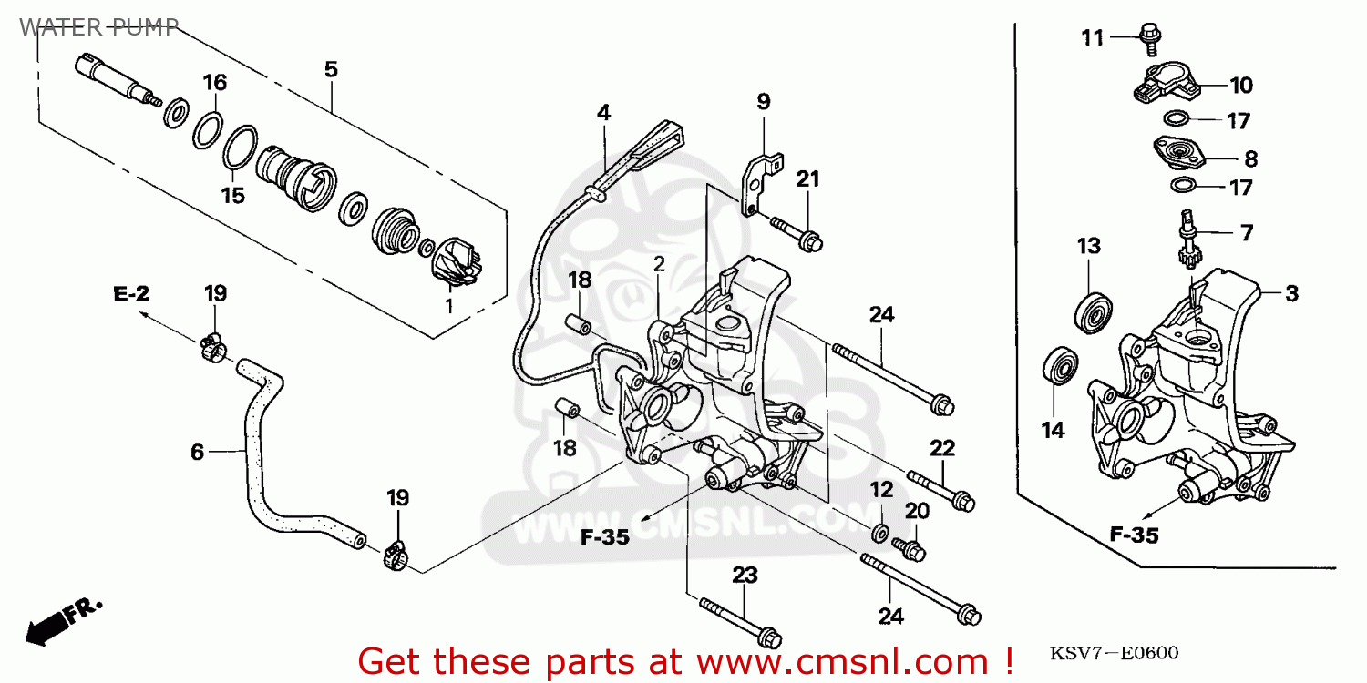 19527KSVJ10 Hose,bypass Honda buy the 19527KSVJ10 at CMSNL