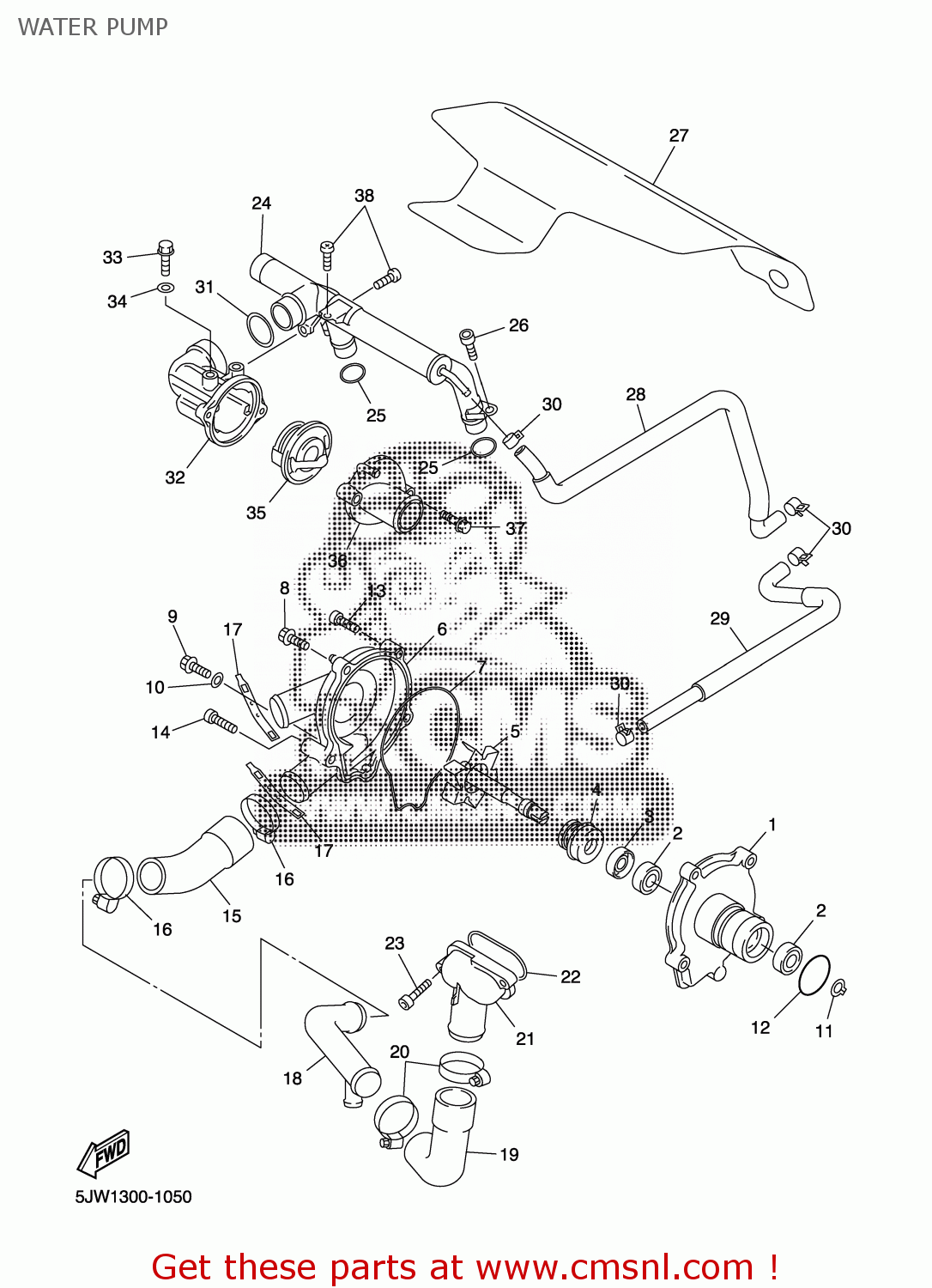 5JW1241700 Housing, Thermostat Yamaha buy the 5JW1241700 at CMSNL
