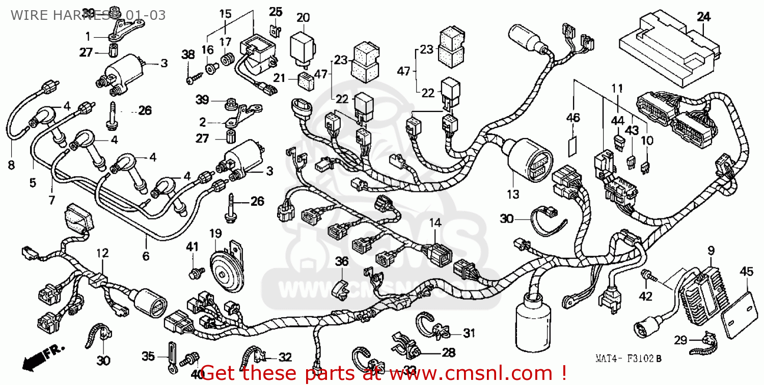 31600MATD50: Reg.rect.assy. Honda - buy the 31600-MAT-D50 at CMSNL