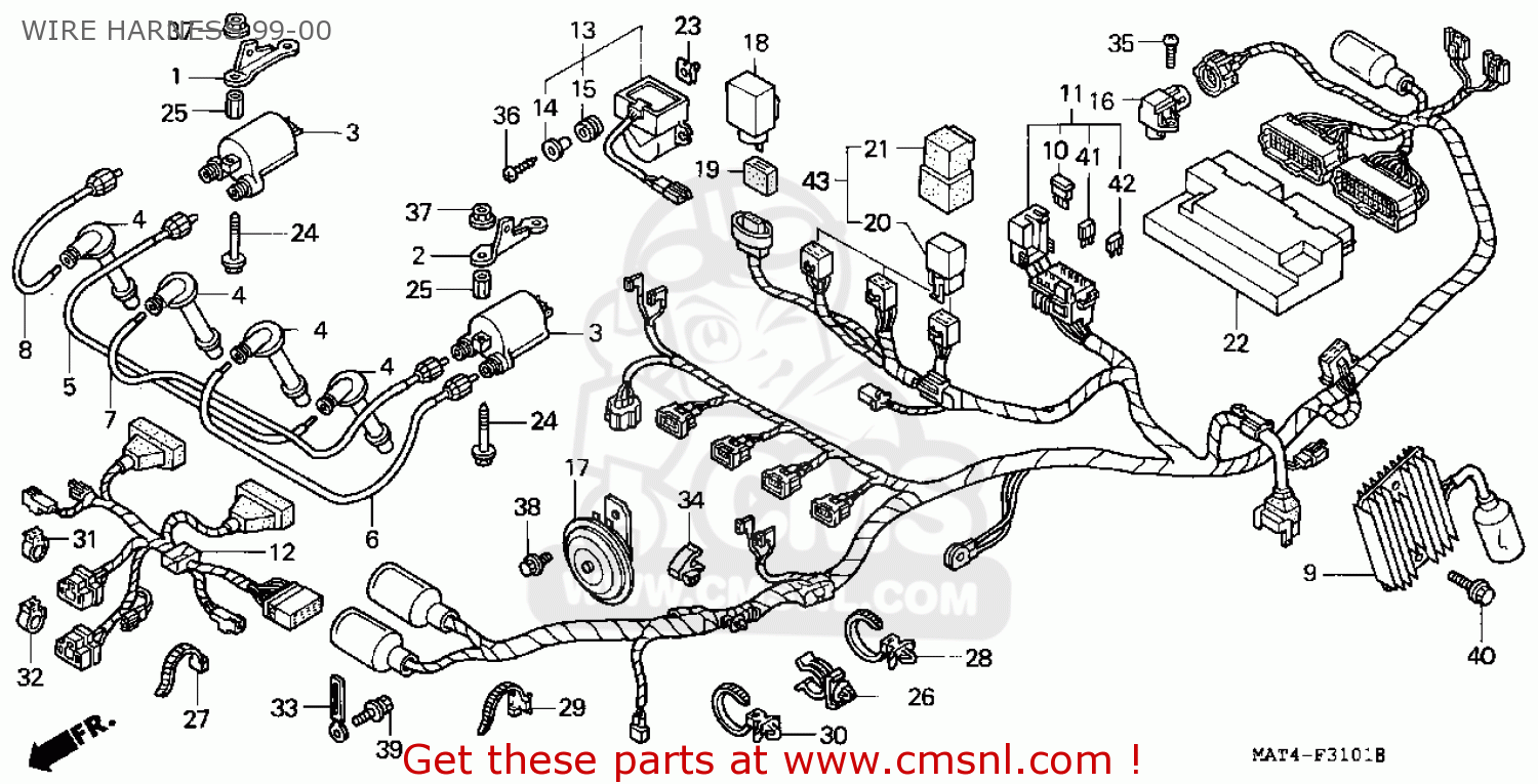 32100MATL01 Wire Harness Honda buy the 32100MATL01 at CMSNL