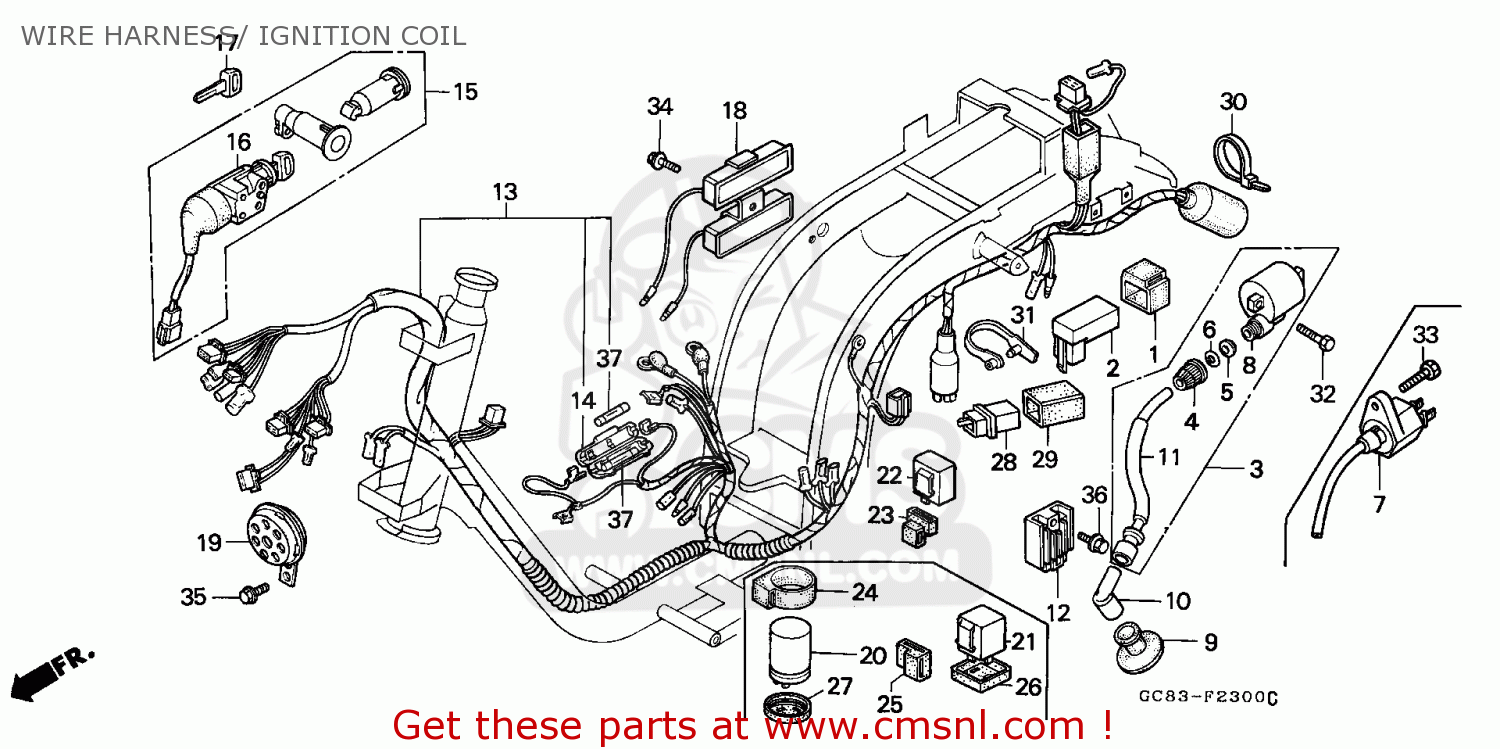 35100GC7611: Sw Assy.,comb. Honda - buy the 35100-GC7-611 at CMSNL