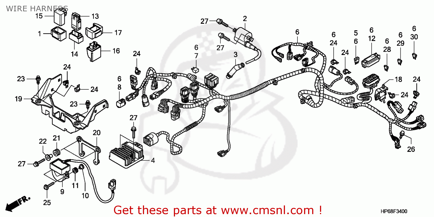 50422HP6A00: Rubber,bank Ang.s Honda - buy the 50422-HP6-A00 at CMSNL