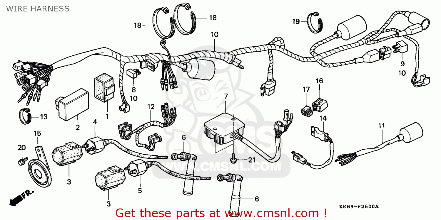UNIT COMP,CDI for CA125 REBEL 1996 (T) PORTUGAL / KPH - order at CMSNL Honda CRX Wiring-Diagram Cmsnl.com