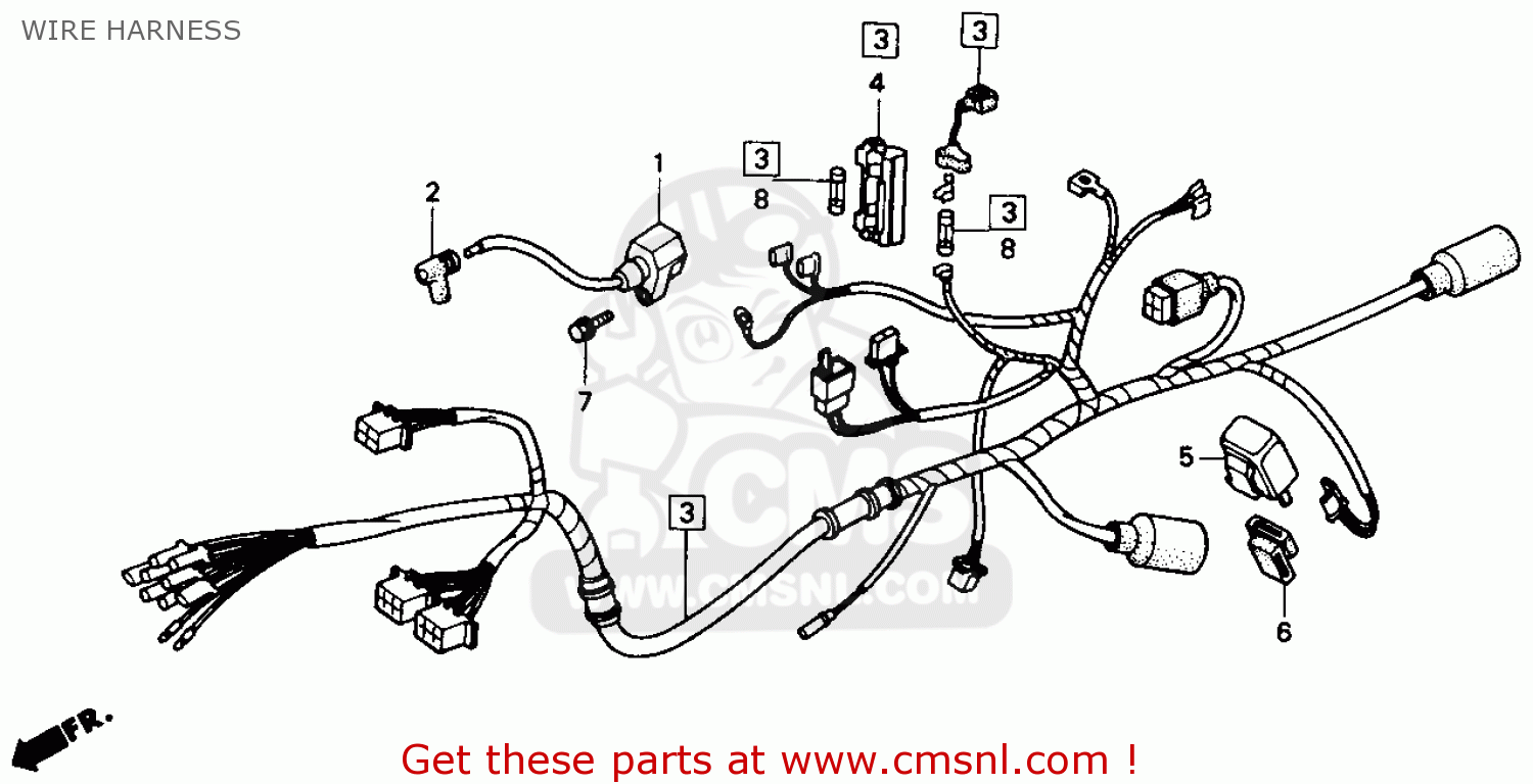 Honda Chf50 Scooter Wiring Diagram - Fuse & Wiring Diagram