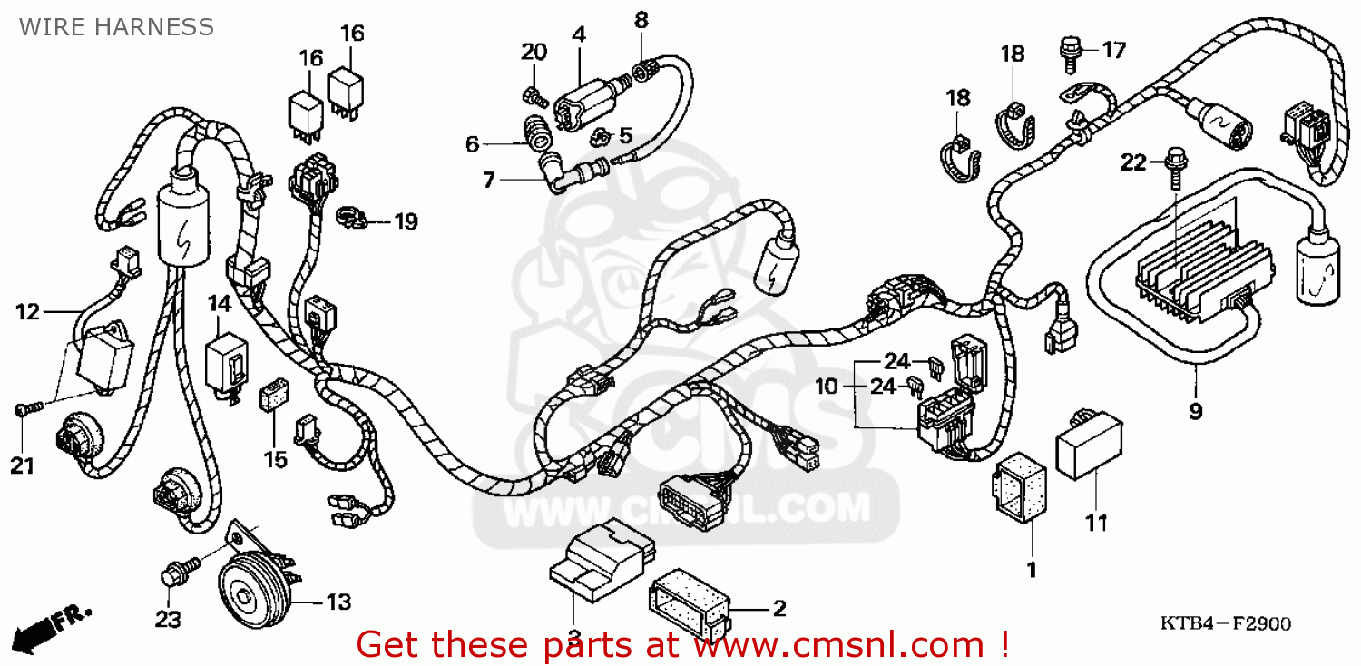 31600KTB771: Rectifier, Regulator Honda - buy the 31600-KTB-771 at CMSNL