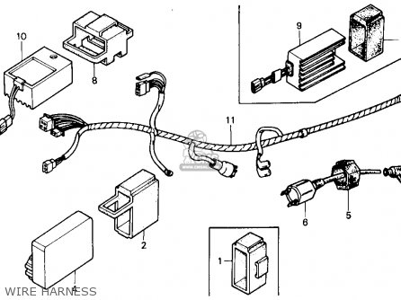 REGULATOR COMP.,A for TRX250R FOURTRAX 250R 1986 (G) USA - order at CMSNL | Trx250r Wiring Diagram | | Cmsnl.com