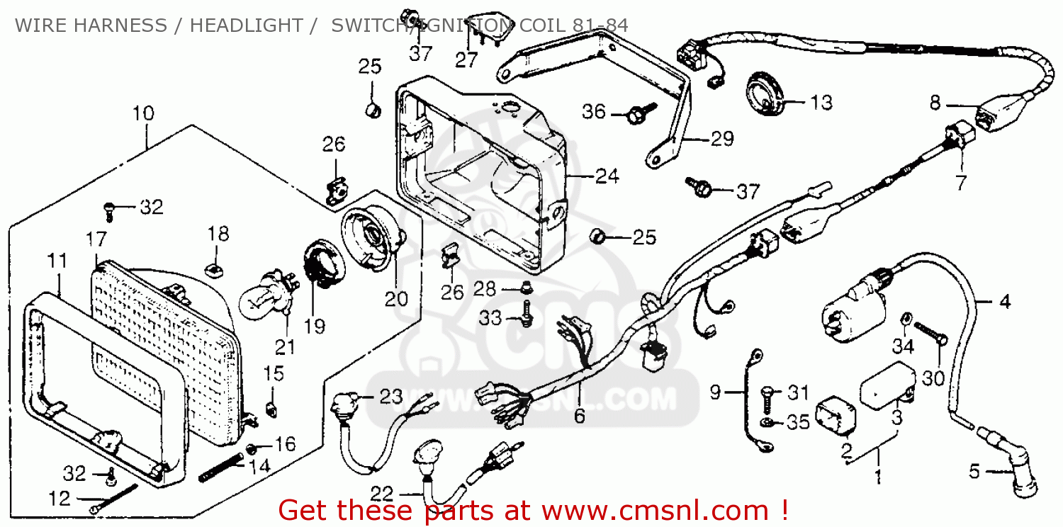 32610950020 Wire, Engine Ground Honda buy the 32610950020 at CMSNL