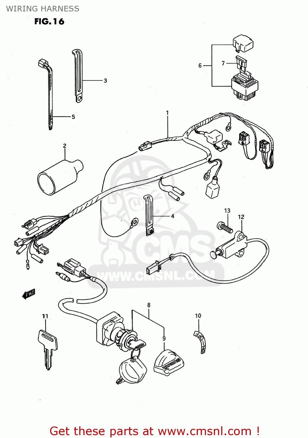 Suzuki SWITCH ASSEMBLY,SIDE STAND 3784040B00 Suzuki SWITCH ASSEMBLY,SIDE STAND 3784040B00