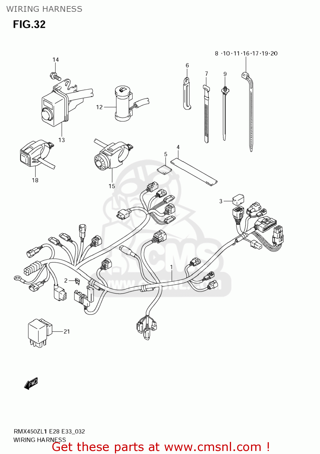 Suzuki PROTECTOR,20X2 3692023H10 Suzuki PROTECTOR,20X2 3692023H10