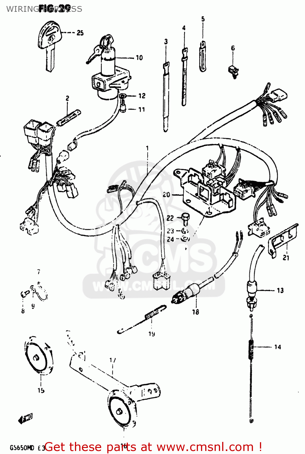 3661034320 Harness,wiring Suzuki buy the 3661034320 at CMSNL
