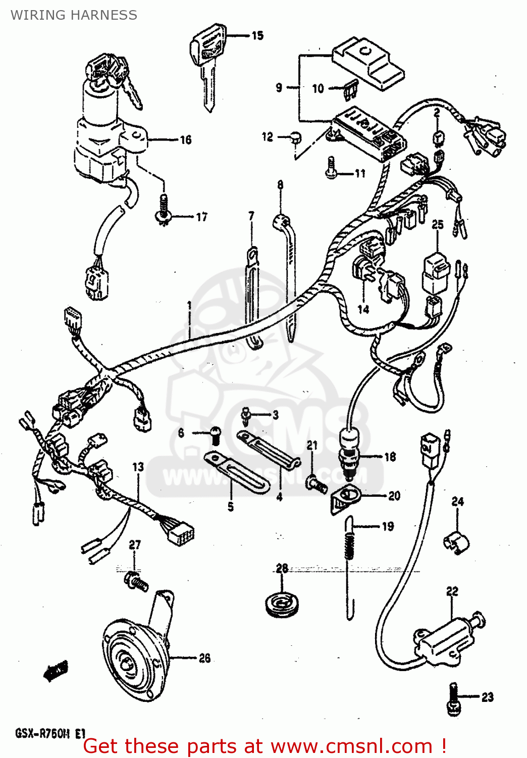 3661018D10 Harness,wiring Suzuki buy the 3661018D10 at CMSNL
