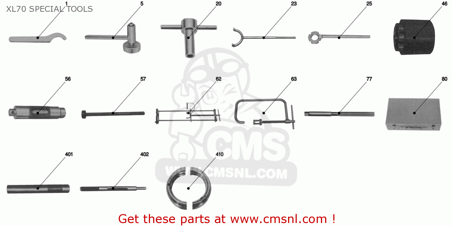 079001370000 Special Tool Set Honda buy the 079001370000 at CMSNL