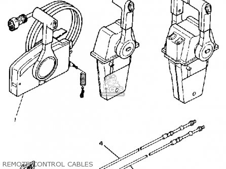 Yamaha 150/175/200ETF 1989-1991 parts lists and schematics