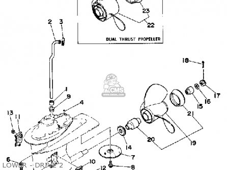 Yamaha 25F 1989 parts lists and schematics