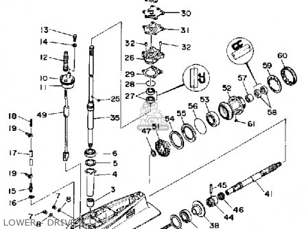 Yamaha 40G/EG/ETG 1988 parts lists and schematics