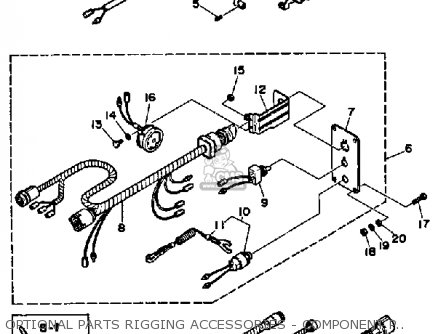 Yamaha 50EH 1987 parts lists and schematics