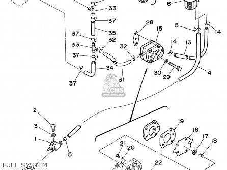 Yamaha 70ETF 1989 parts lists and schematics