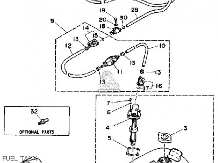 Yamaha 9.9F/15F 1989 parts lists and schematics