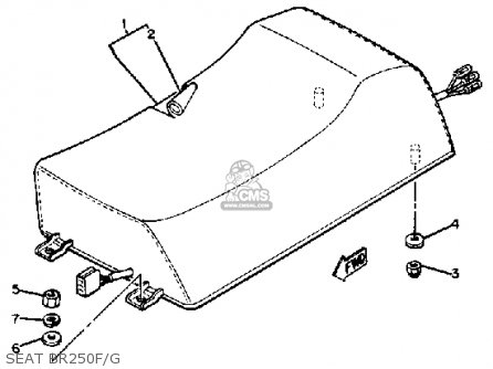 Yamaha BR250F BRAVO 1982/1983 parts lists and schematics