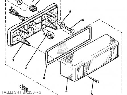 Yamaha BR250F BRAVO 1982/1983 parts lists and schematics