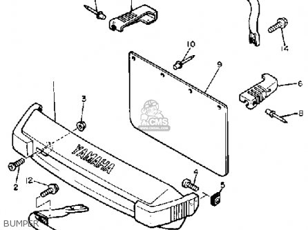 Yamaha BRAVO BR250H 1984 parts lists and schematics