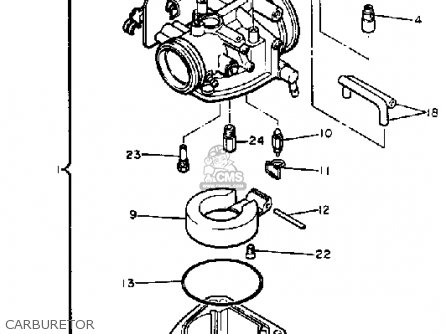 Yamaha BRAVO BR250H 1984 parts lists and schematics