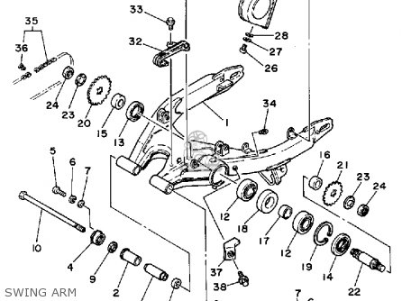 Yamaha BW200 BIG WHEEL 1985 (F) USA parts lists and schematics