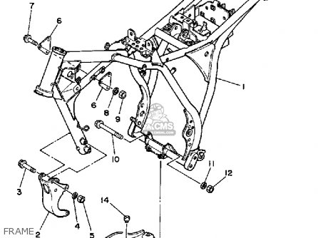 Yamaha Bw350 Big Wheel 1987 (h) Usa Parts Lists And Schematics