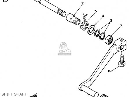 Yamaha BW350 BIG WHEEL 1988 (J) USA parts lists and schematics
