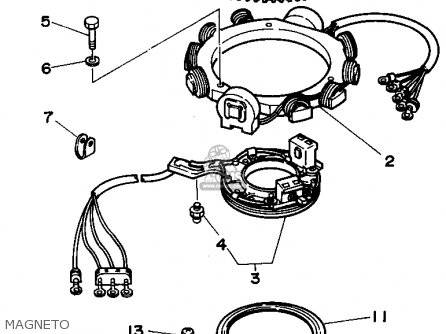  Yamaha  C75  c85trt 1995 parts list partsmanual partsfiche