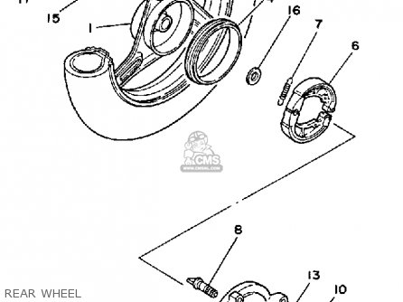 Yamaha Yamaha CE50ET 1987 RIVA JOG parts lists and schematics