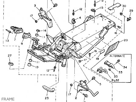 Yamaha CF300M INVITER 1988 parts lists and schematics