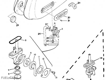 Yamaha CT1C 1971 USA parts lists and schematics