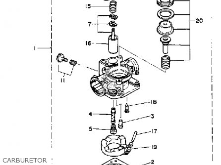 Yamaha CV50L 1984 RIVA 50 parts lists and schematics