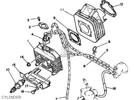 CYLINDER - CV80 1987 RIVA