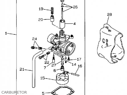 Yamaha CW50TA ZUMA 1990 parts lists and schematics