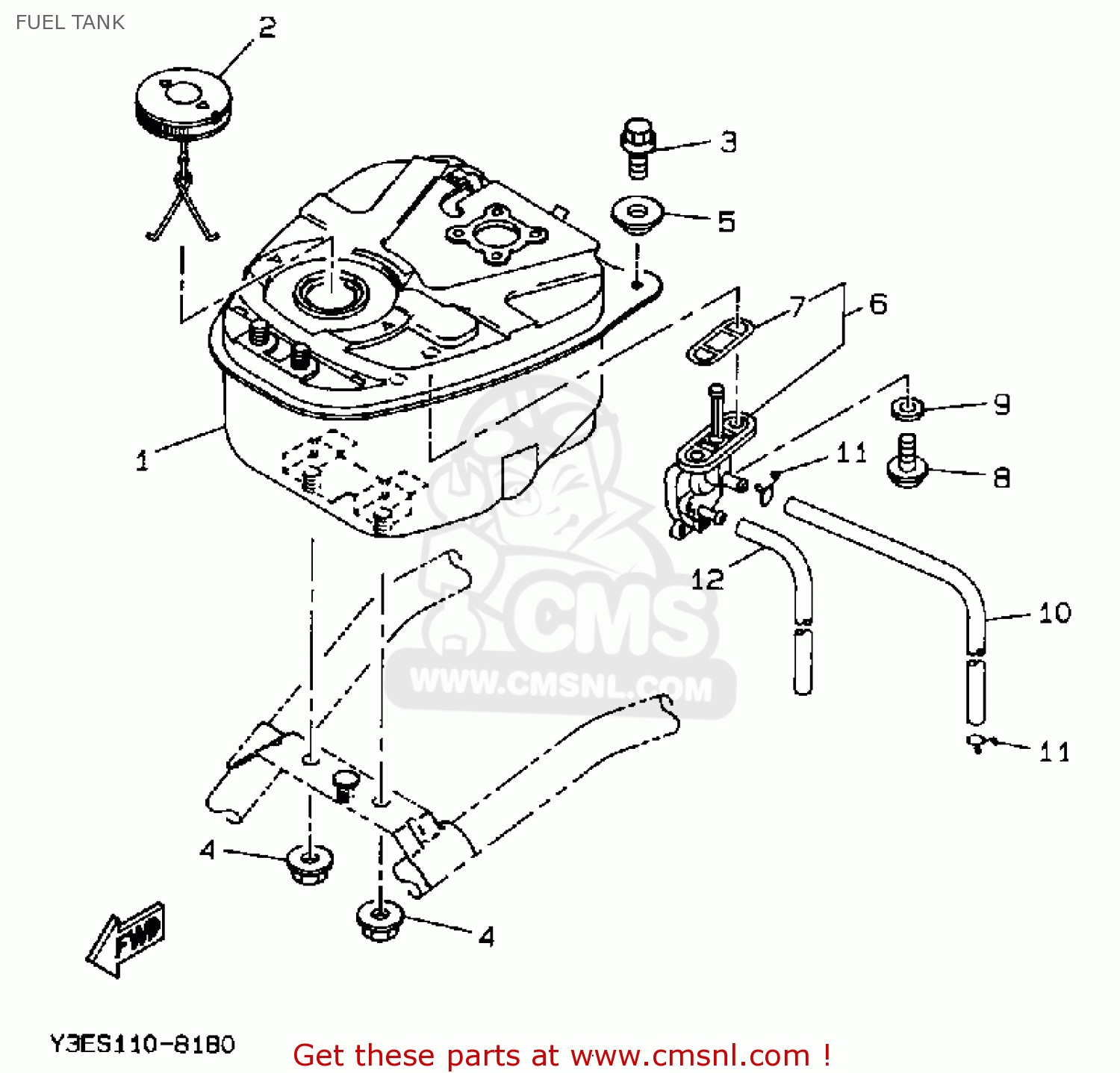 Yamaha Zuma Parts List