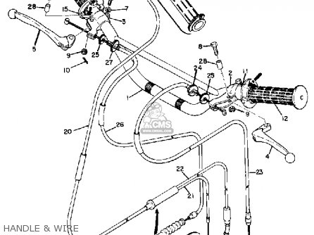 Yamaha DT1 1968 USA parts lists and schematics