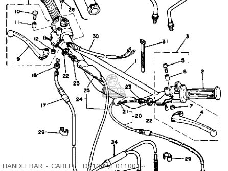 Yamaha DT100 1978 USA parts lists and schematics