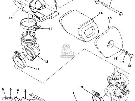 Yamaha DT125 1976 USA parts lists and schematics