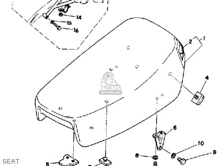 Yamaha DT125 1979 USA parts lists and schematics