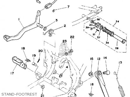 Yamaha DT125 1981 (B) USA parts lists and schematics