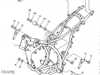 Yamaha DT125R 1990 3NC2 FRANCE 203NC-351FA parts lists and schematics